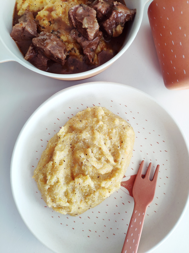 Korenčkova polenta z ajdo